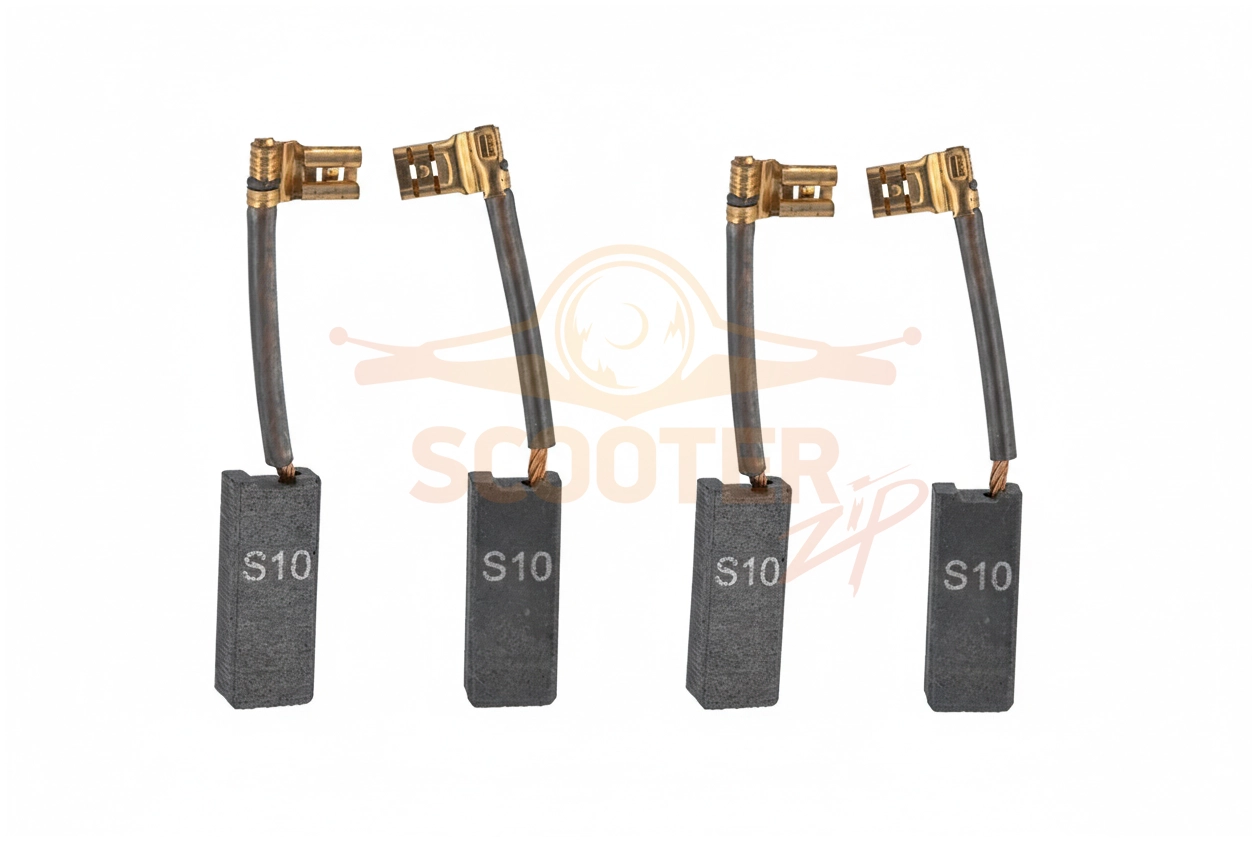 Щетка угольная 6x10x25 (4шт) для перфоратора ELITECH HD RH 1342E (E2205.019.01)