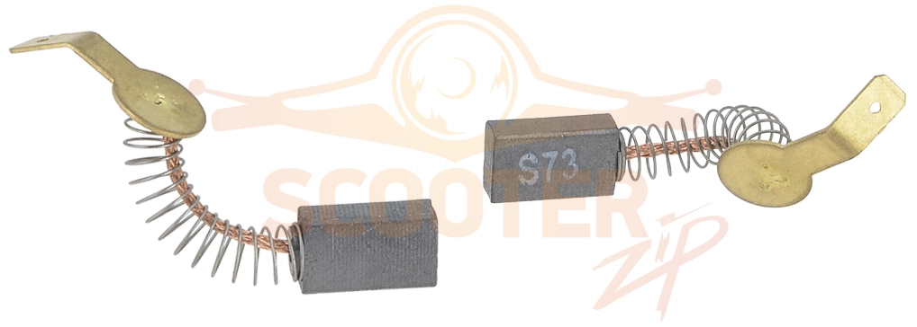 Щетка угольная 6x11x18 (4шт) для садового измельчителя ELITECH ИВС 2400