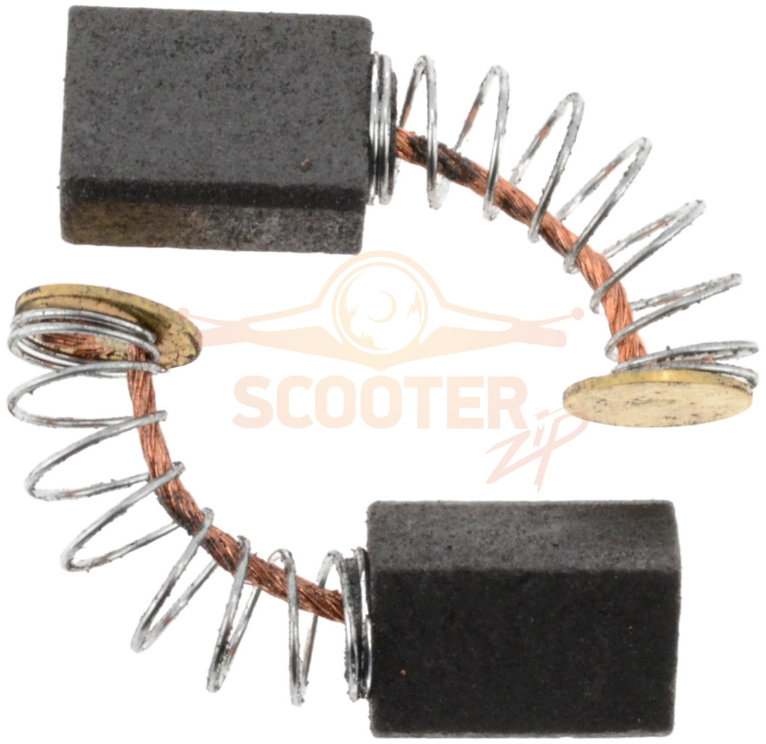 Щетки угольные 5x9x12 (пружина, пятак) (4шт) для лобзика P.I.T. PST90-C2