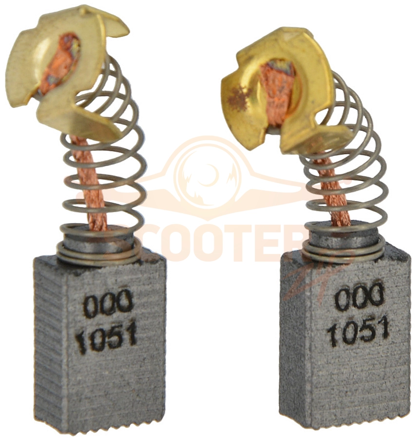 Щетки угольные 6x10x15 (4шт) для молотка отбойного MAKTEC MT860