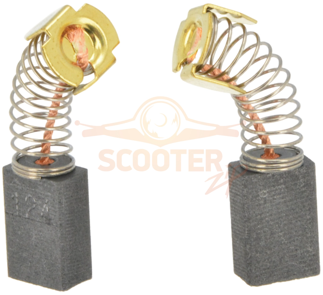 Щетки угольные 6x10x15 (4шт) для машины шлифовальной ленточной MAKITA 9901