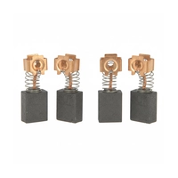 Щетка угольная 6x9x11 Makita CB-407 (пружина, пятак-уши, автоотключение) (4шт)