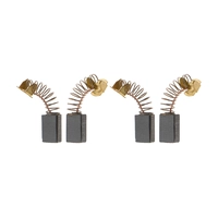 Щетка угольная 6x10x15 (пружина, пятак-уши, автоотключение) (4шт) MAKITA 1100, 2106, 4014NV