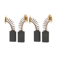 Щетка угольная 5x11x16.5 Makita CB-303A\327 (пружина, пятак, автоотключение) (4шт) MAKITA HM0860C, HM1100, HM1100C