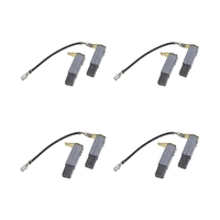 Щетка угольная 6.5x10x15 (8шт) STEHER HPW-110, HPW-140, ЗУБР АВД-115