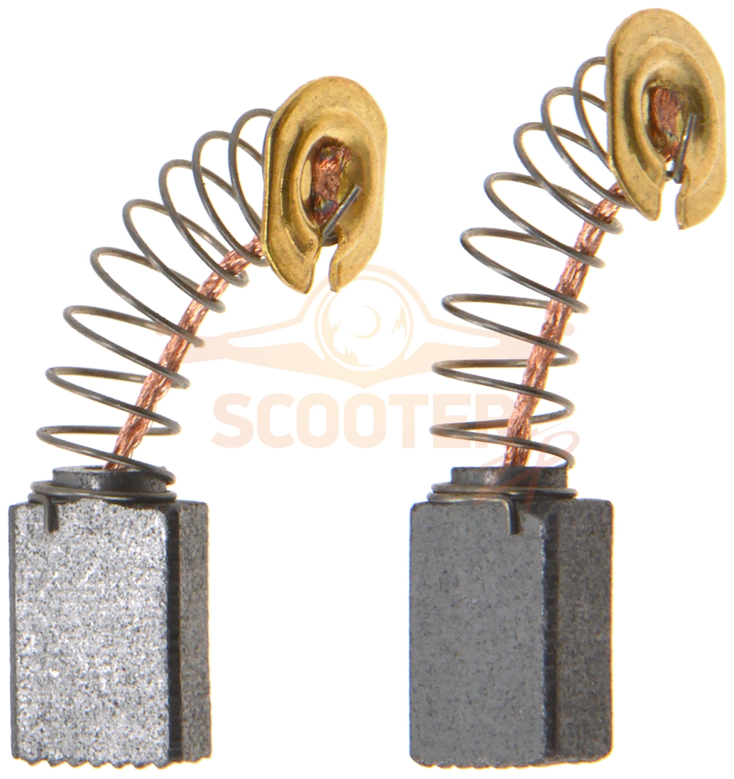 Щетки угольные 5х8х12.9 (пружина, пятак) (8шт) для ножниц MAKITA JS1670