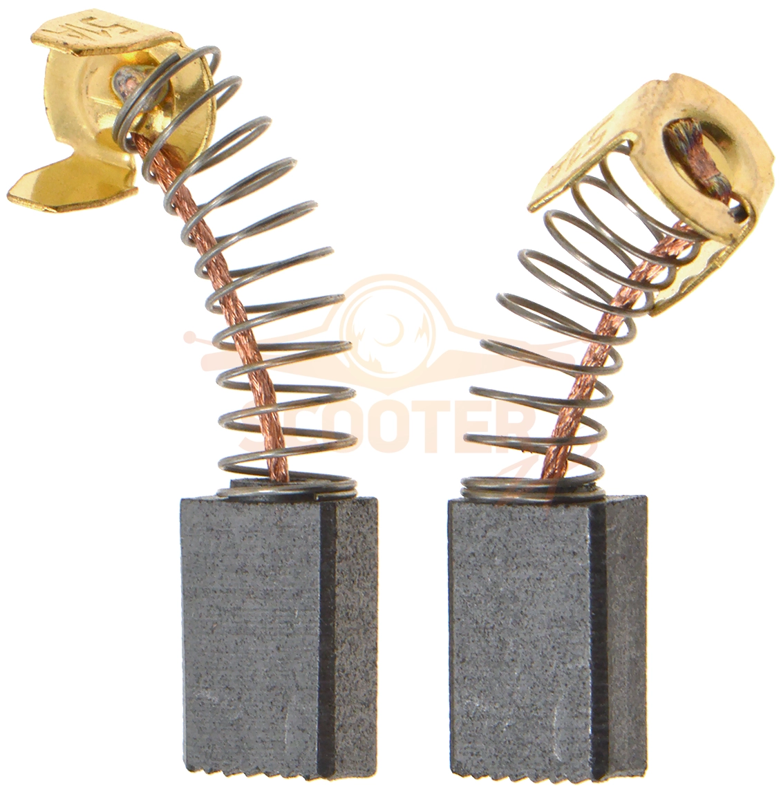 Щетки угольные 5х8х12 (пружина, пятак-уши) (8шт) для дрели MAKITA 6013B
