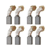 Щетка угольная 6х10х15 (пружина, пятак-уши) (8шт) MAKITA HK1800, HK1810, HM0810
