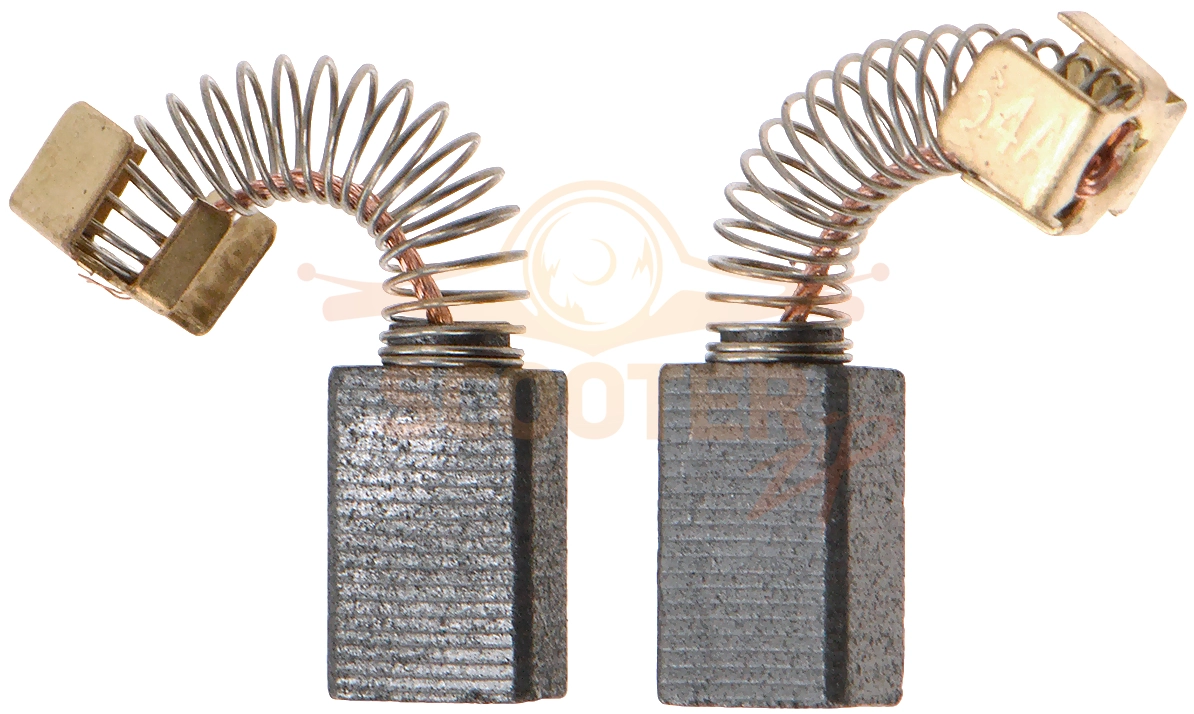 Щетки угольные 5x8x12.9 (пружина, пятак-уши) (8шт) для ножниц MAKITA JS1670