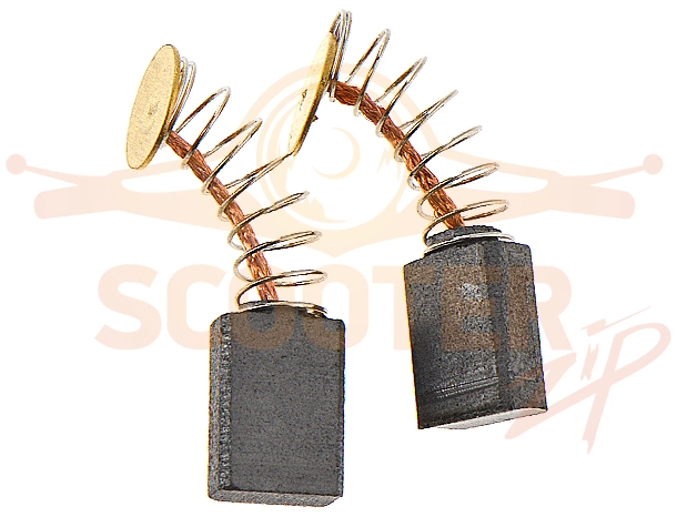 Щетка угольная 5x9x12 (пружина, пятак) (4шт) для лобзика P.I.T. PST90-C