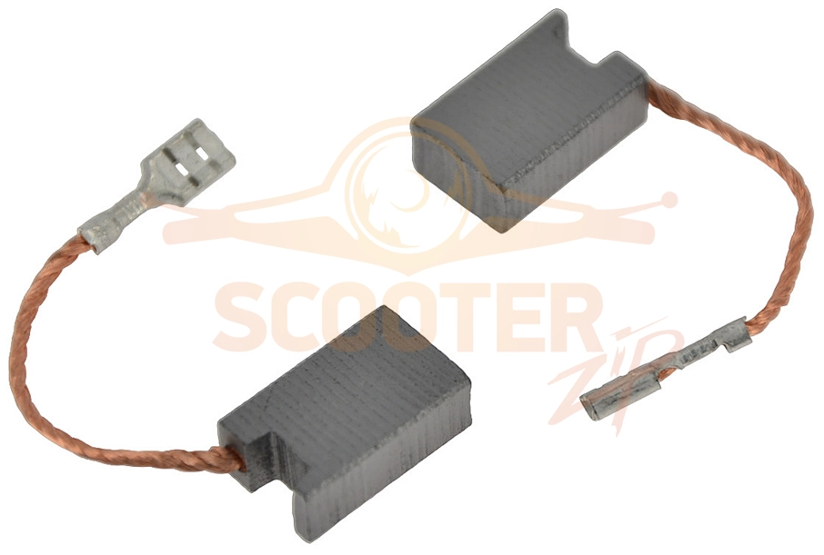 Щетка угольная 7x12x19 (8шт) ЗУБР ЗУШМ-180-1800П_z01, ЗУШМ-230-2100П_z01, УШМ-180-1800 ПМ3