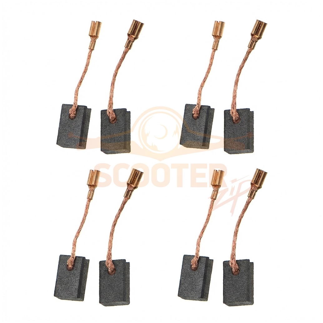 Щетки угольные 6x9x14 (8шт) для полировальной машины DEKO P1250-D