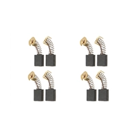Щетка угольная 6.5x14x16 (пружина, пятак-уши, автоотключение) (8шт) MAKITA HM1200, HM1200B, HM1200K