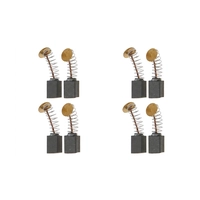 Щетка угольная 6x9x12 (пружина, пятак, автоотключение) (8шт) DEKO DKEP1100W SET1, URAGAN PEP-82-900, ЗУБР ЗР-950-82