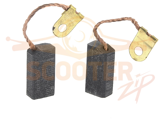 Щетки угольные 6x10x20 (клемма) (8шт) для дрели-миксера REBIR EM2-1500E-2