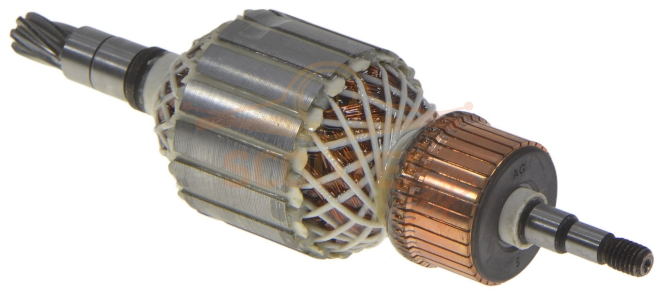 Ротор (Якорь) (L-192 мм, D-54 мм, 7 зубьев влево) для перфоратора MAKITA HR5201C
