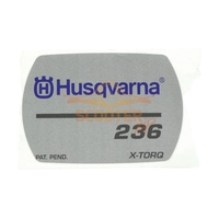 Наклейка для бензопилы HUSQVARNA 236e