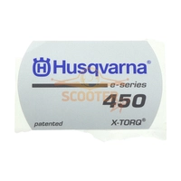 Наклейка для бензопилы HUSQVARNA
