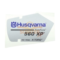 Наклейка для бензопилы HUSQVARNA