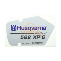 Наклейка для бензопилы HUSQVARNA