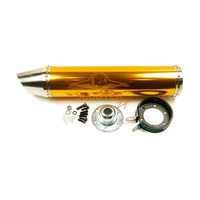 Глушитель для скутера с двигателем 4T 152QMI, 157QMJ (прямоток) №2