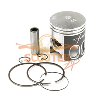 Поршень для скутера с двигателем 2T 1E40QMB Keeway/Vento/Stels d-44 p-12 (с тефлоновым покрытием) KIYOSHI (Тайвань)