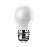 Лампа светодиодная Шар 5Вт E27 3000K 172-265В Ergolux LED-G45-5W-E27-3K