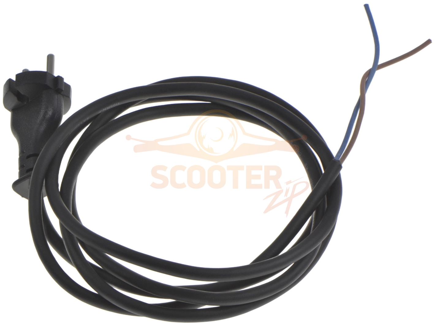 Кабель сетевой 2x1.00кв.мм, 2м, прорезиненный для дрели MAKTEC MT607