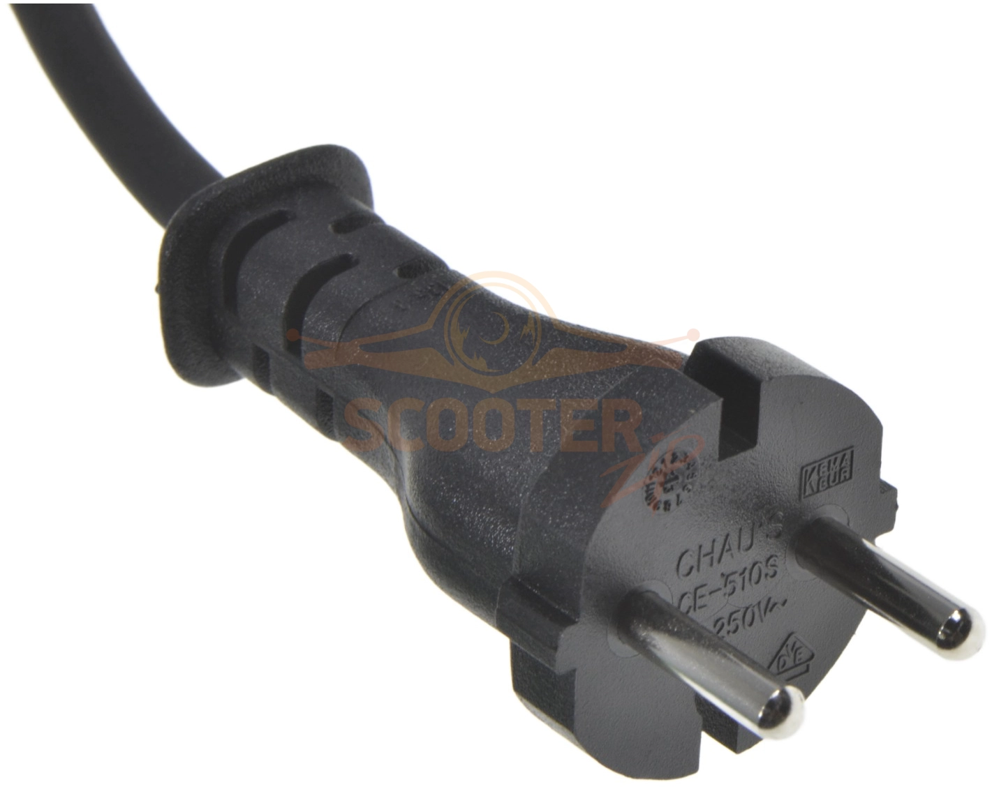 Кабель сетевой 2x1.00кв.мм, 2м, прорезиненный для дрели MAKTEC MT607