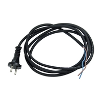 Кабель сетевой 2x1.00кв.мм, 2м, прорезиненный, Makita 665383-1