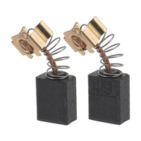 Щетка угольная 6x9x11 Makita CB-419 (пружина, пятак-уши, автоотключение) (2шт) MAKITA 4304, 4304T, 4305