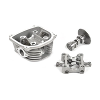 Головка цилиндра для скутера с двигателем 4T 157QMJ 150cc d-57,4 в сборе с клапанами и распредвалом MVH