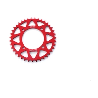 Звезда ведомая аллюминиевая питбайк 420-39T красная SM-PARTS
