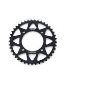 Звезда ведомая аллюминиевая питбайк 420-41T черная SM-PARTS