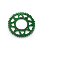 Звезда ведомая аллюминиевая питбайк 420-43T зеленая SM-PARTS