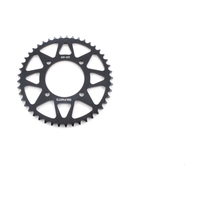 Звезда ведомая аллюминиевая питбайк 420-45T черная SM-PARTS