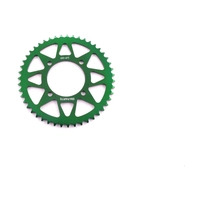 Звезда ведомая аллюминиевая питбайк 420-47T зеленая SM-PARTS