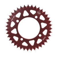 Звезда ведомая аллюминиевая питбайк 428-39T красная SM-PARTS