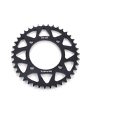 Звезда ведомая аллюминиевая питбайк 428-39T черная SM-PARTS