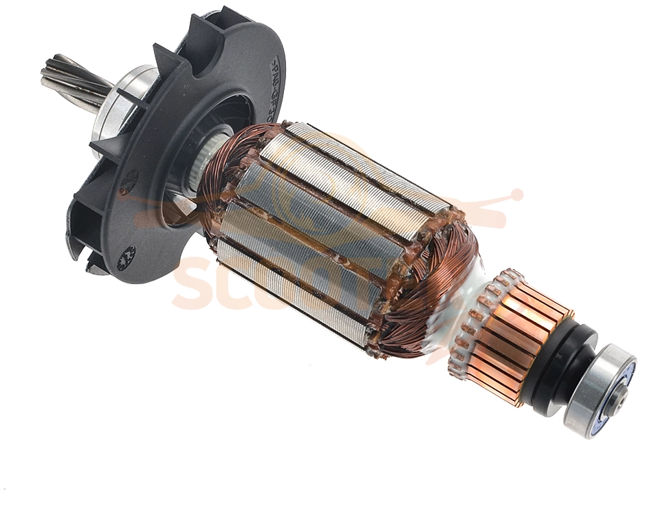 Ротор (Якорь) (L-144 мм, D-35 мм, 7 зубов, наклон влево) BOSCH (GBH 2-24 DFR, GBH 2-24 RE, GBH 2-24 DRE