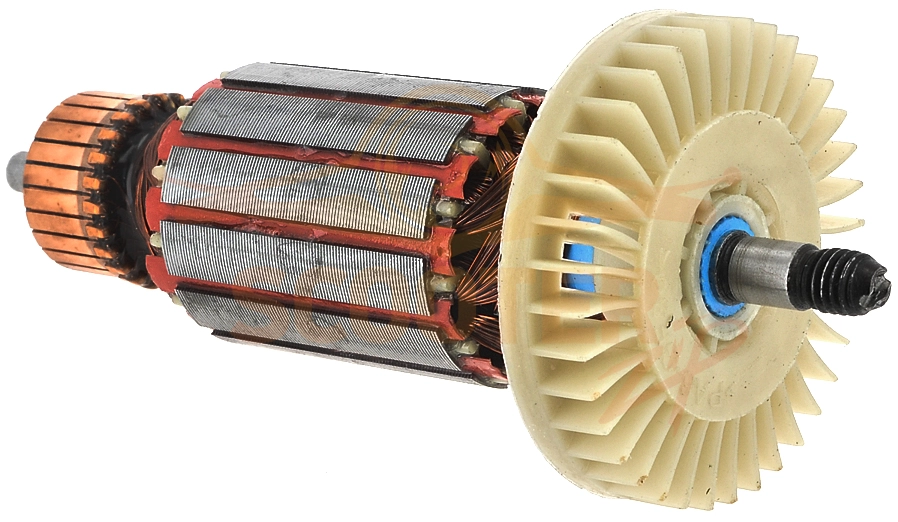 Ротор (Якорь) (L-144 мм, D-38 мм, резьба М8 (шаг 1.25 мм)) BOSCH 1619PA7993