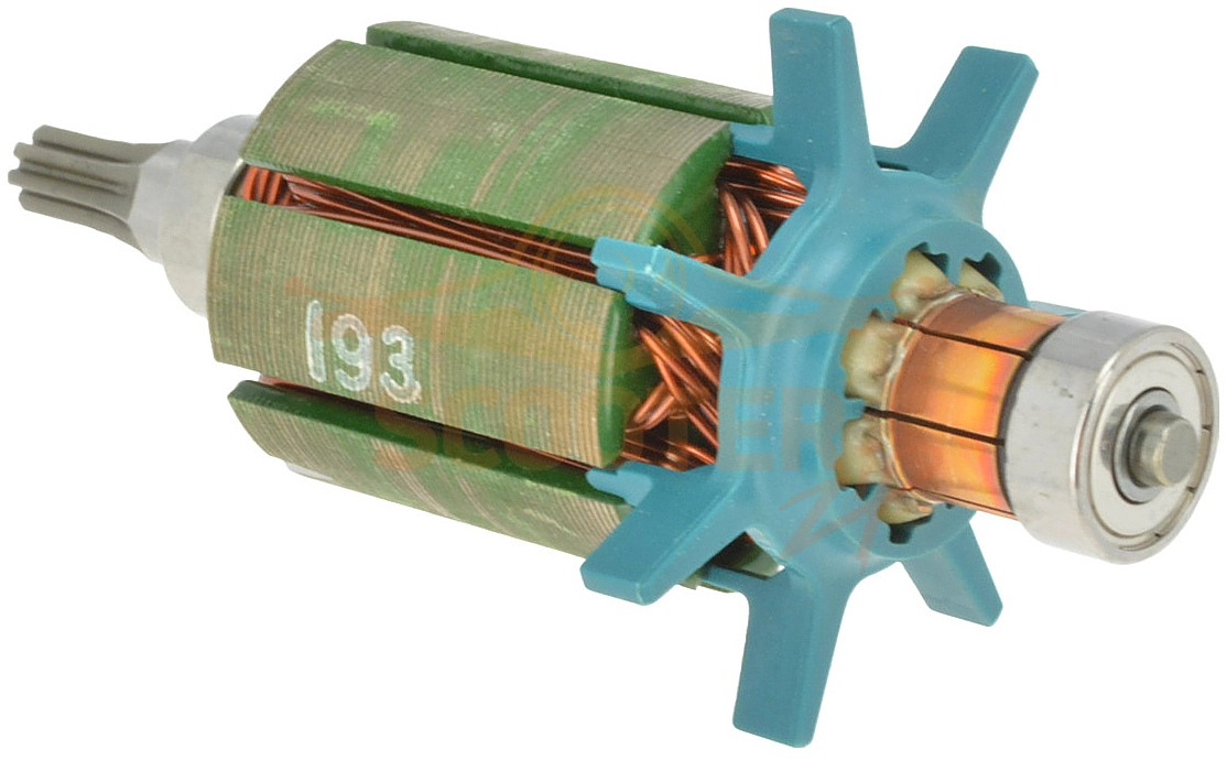 Ротор (Якорь) (L-89 мм, D-28 мм, 7 зубов, прямо) для шуруповерта MAKITA BFL121F