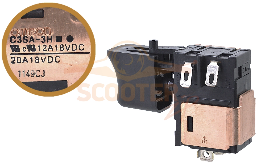 Выключатель кнопочный для шуруповерта HiKOKI DS 14DSDL