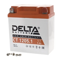 АКБ DELTA CT 1205.1 YTX5A-BS 12V 5Ah (115 х 60 х 128)
