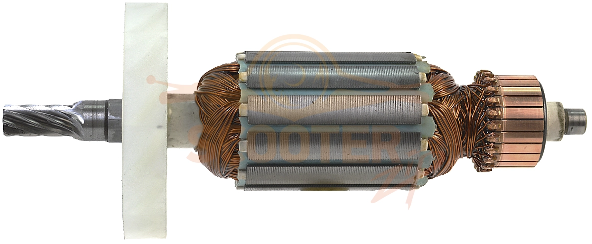 Ротор (Якорь) (L-172 мм, D-41 мм, 8 зубов наклон влево) Metabo KGS 216 M (19260000)