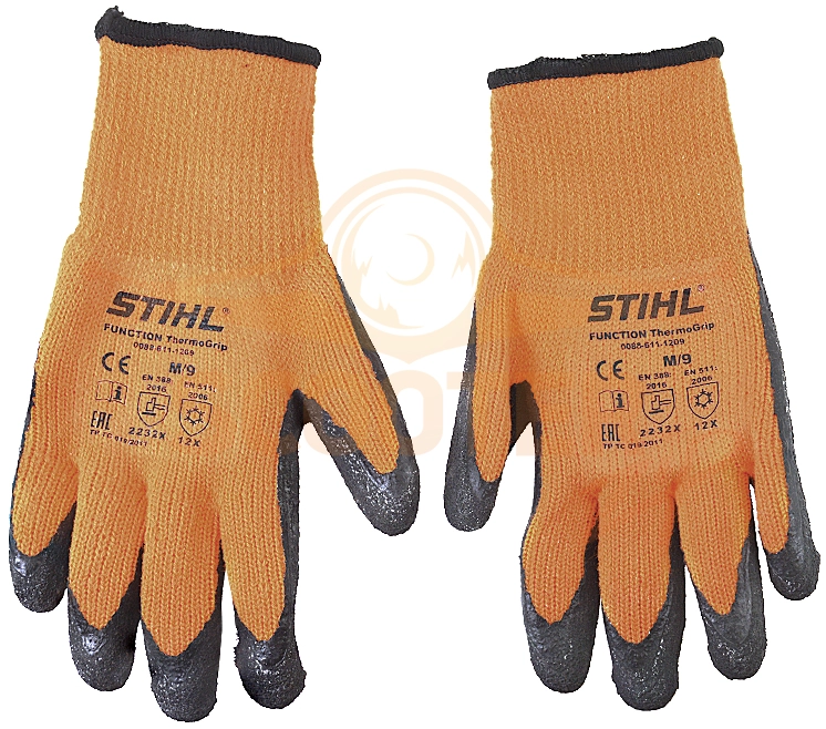 Перчатки STIHL FUNCTION ThermoGrip (с защитой от холода) M/9 для бензопилы STIHL 024