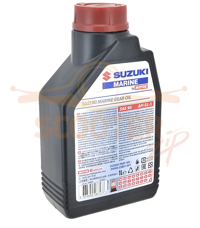 Motul SUZUKI Marine Gear Oil SAE90 1л трансмиссионное масло для лодочного мотора HIDEA 3F
