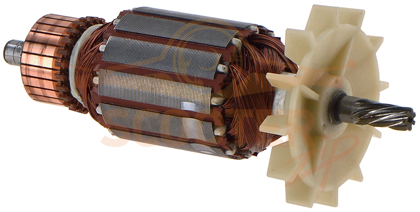 Ротор (Якорь) (L-144 мм, D-41 мм, 7 зубов, наклон влево) для дрели MAKITA 6300L