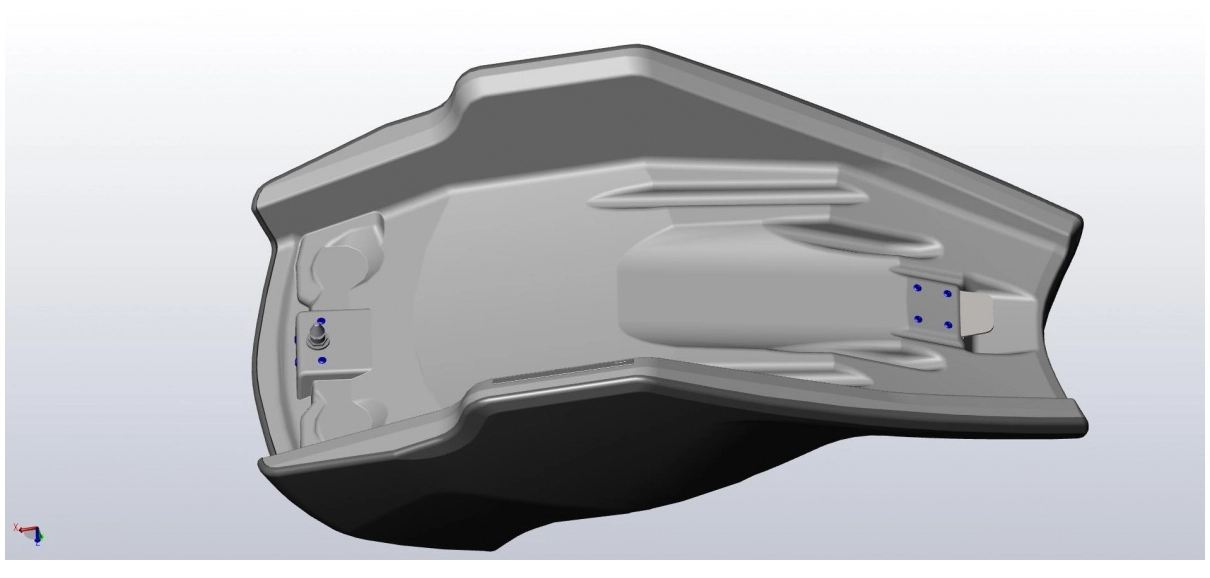 Сиденье S10100300 для снегохода Русская Механика Vector 551/i