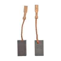 Щетка угольная 6x9x15.5 (2шт) ЗУБР УШМ-П115-750, УШМ-П125-750, УШМ-П125-755
